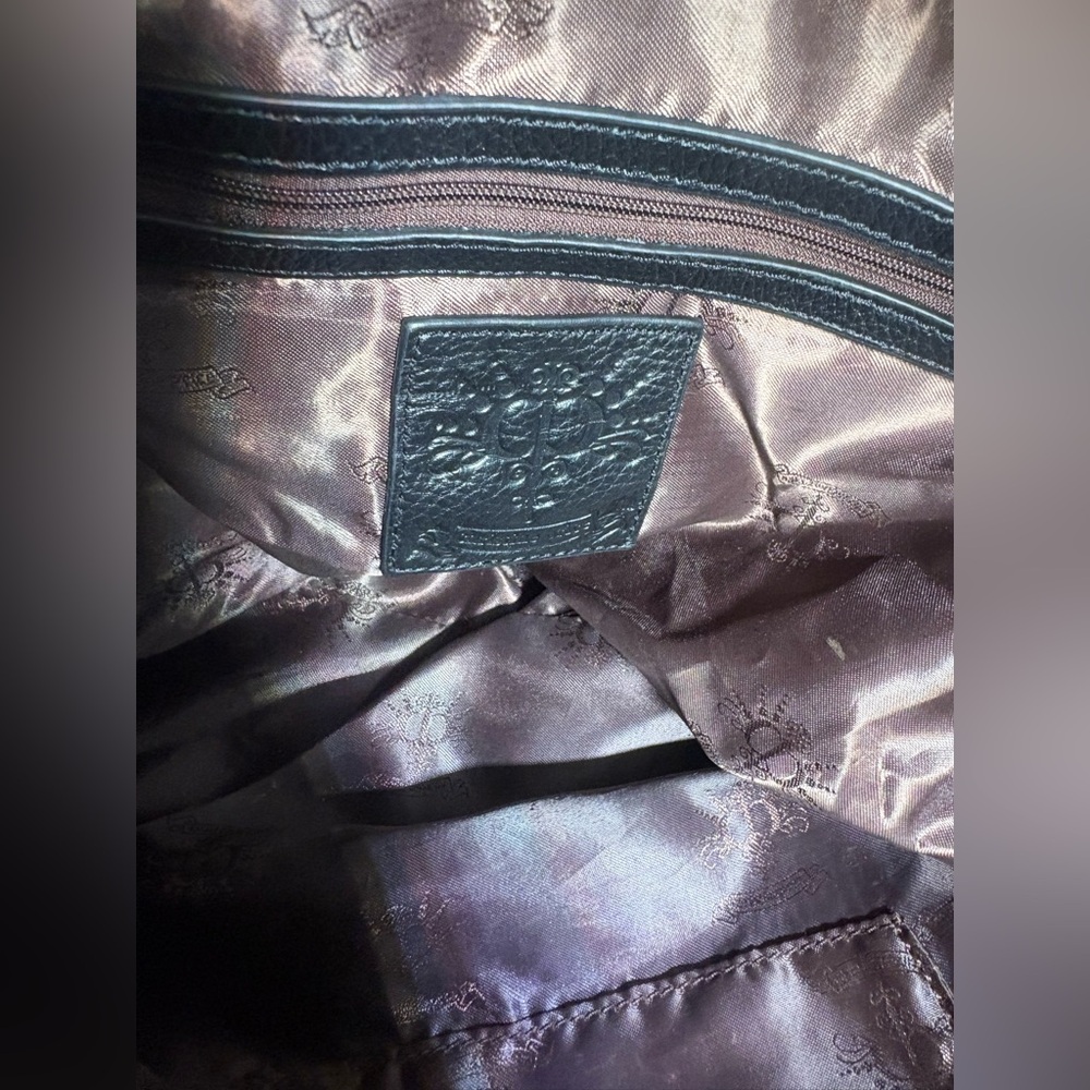 Christine Price two pocket Leather Bag - Picture 6 of 7